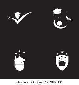 Feiern Sie das Studentenlogo, Vektorgrafik