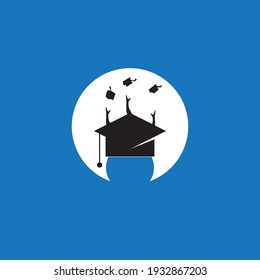 Celebrate the students logo vector