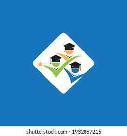 Celebrate the students logo vector