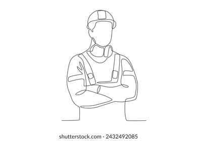 celebrate the success of economists. Labour day one-line drawing
