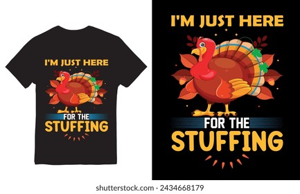 
Celebrate Thanksgiving with our charming t-shirt design featuring a majestic turkey perched on a cornucopia amidst a backdrop of autumnal beauty. With vibrant colors and intricate details, it capture