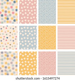 Celebrate with this collection of graphics, coordinating seamless patterns and banners. Balloons, gifts, party hats, cupcakes and sentiments.