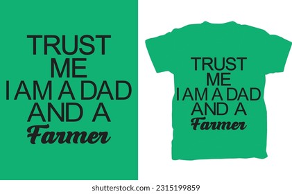 Celebra el rol único y humorístico de ser padre y agricultor con la camiseta de Raglan del Día del Padre Gracioso "Créeme, soy papá y papá agricultor". Este tee alegre y moderno combina el profesional