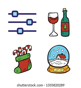 celebrate vector icon set
