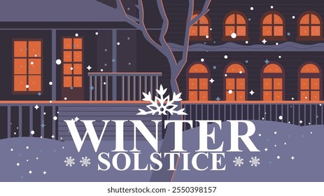 Celebrate the Winter Solstice design templet