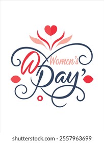  Celebrate Women's Day with this minimalist typography t-shirt design. Perfect for trendy apparel, it features clean and elegant lettering, ideal for fashion lovers and festive occasions.
