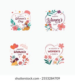  Celebrate Women's Day with this vibrant T-shirt design vector artwork, perfect for empowering themes and gifting. Eye-catching and versatile for various print projects.