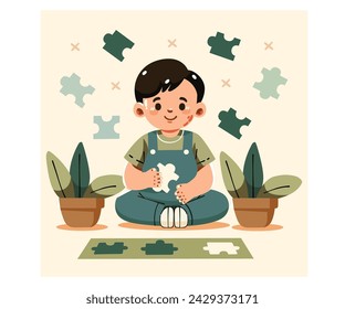 Celebrate World Autism Awareness Day with a beautiful illustration that raises awareness and promotes acceptance of individuals with autism. Learn more about this important day