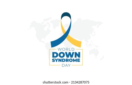 Celebrate World Down Syndrome Day 2022 Stock Vector (Royalty Free ...