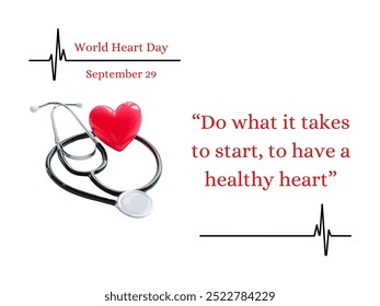 «Celebrate World Heart Day! Aumentar la conciencia sobre la salud del corazón y la importancia de un estilo de vida saludable. Juntos, prevengamos las cardiopatías y promovamos el bienestar para un futuro más saludable».