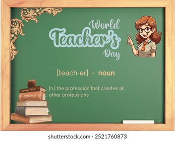 «Celebrate World Teachers' Day! Únase a nosotros para honrar a los increíbles educadores que inspiran, empoderan y dan forma a nuestro futuro. ¡Gracias por su dedicación y pasión en nutrir mentes jóvenes!"