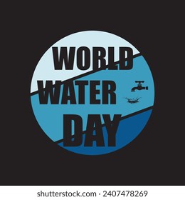 "Celebrate World Water Day with our design. Cascading blues and liquid elements embody purity, emphasizing the importance of preserving our water resources."