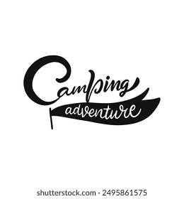 Celebrate your deep love and appreciation for the beauty of nature with our stylish camping adventure design