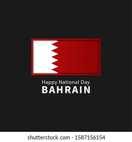 Celebrating 48th Bahrain Independence Day (16 Desember). Vector of National Day with Bahrain flags.  Vector Illustration 1