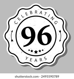 celebrando 96 años de experiencia badge  