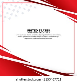 Celebrating America Independence Day design background. 4th of July American independence day Vector Illustration
