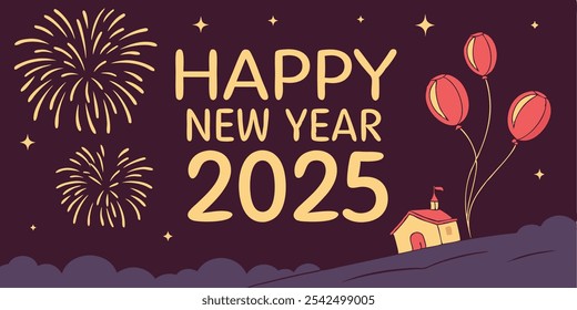 Celebrando A Chegada De 2025 Por Ano Esperamos Felicidade E Novas Oportunidades