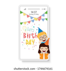 Celebrating birthdays online social distancing together,Digital greeting
birthdays,eCards for Birthday 