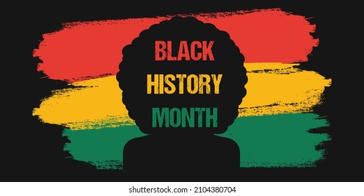 Celebrating Black History Month. African American history celebration 