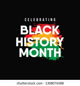 Celebrating Black History Month. American and African People.  