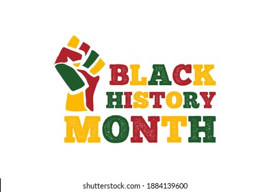 Celebrating Black History Month. American and African People.