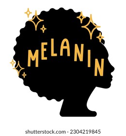 Celebrating Black History Month. Americans and Africans. Hand drawn motivation lettering phrase in modern calligraphy style. Inspiration slogan for print and poster design. Vector illustration