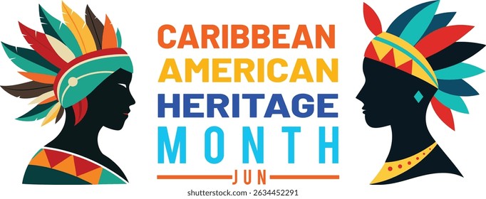 Celebrating caribbean american heritage month with cultural silhouettes in june
