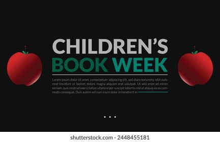 Celebrating Children's Book Week templet design