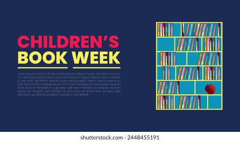 Celebrating Children's Book Week templet design