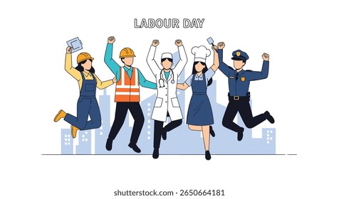 Celebrating the diverse occupations and essential workers who build our society through their dedicated efforts