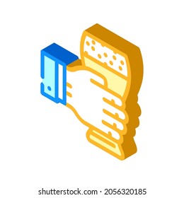 celebrating divorce isometric icon vector. celebrating divorce sign. isolated symbol illustration