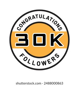 "Celebrating Followers Milestone!" Followers Celebration Sticker.