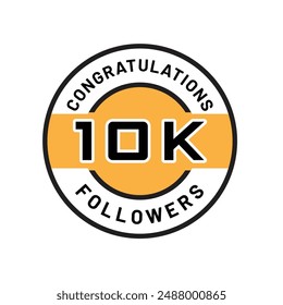 "Celebrating Followers Milestone!" Followers Celebration Sticker.