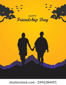 Celebrating Friendship Day, A Banner of Cherished Bonds and Joyful Moments.