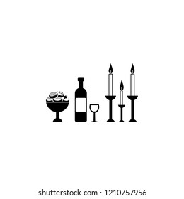 celebrating hanukkah, wine icon. Element of hanukkah icon for mobile concept and web apps. Detailed celebrating hanukkah, wine icon can be used for web and mobile