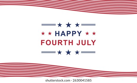 Celebrating Independence Day With Festive Decorations and Patriotic Colors for July Fourth Celebrations