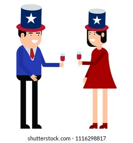Celebrating the Independence Day of the United States