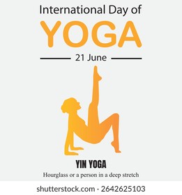Celebrating International Day of Yoga with calming Yin Yoga poses for deep relaxation and flexibility.