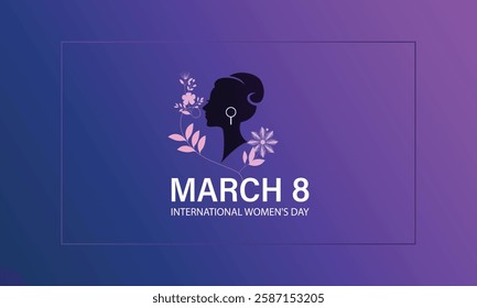 Celebrating International Women's Day with Floral Elegance and Empowering Feminine Silhouette Design on March 8