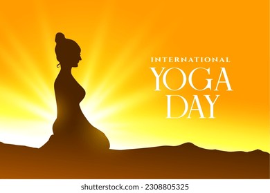 celebrating international yoga day with ayurvedic-inspired background vector