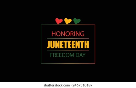 Celebrating Juneteenth Freedom Day with a Powerful Flag Design