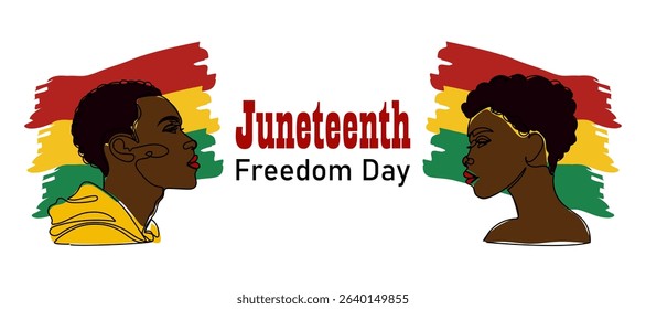 Celebrating Juneteenth Freedom Day with vibrant art showcasing unity and heritage