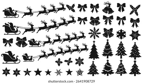 Celebrating the Magic of Christmas A Diverse Collection of Festive Icons and Holiday Decorations