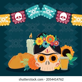 celebrating mexican day of the dead