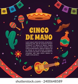Celebrating mexican holiday with music and hot food.