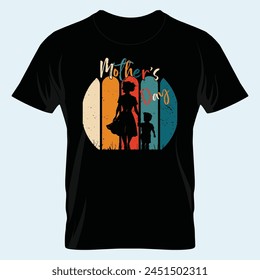 Celebrating Mom Mother's Day T-Shirt Vector Graphics