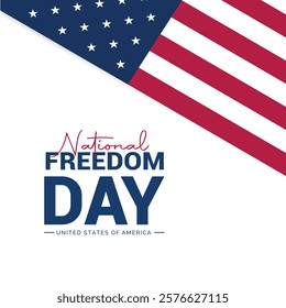 Celebrating National Freedom Day illustration 