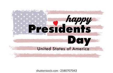 Celebrating Presidents Day with patriotic themes in the United States of America