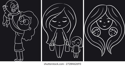 Celebrating the special connection and love shared between a mother and her children