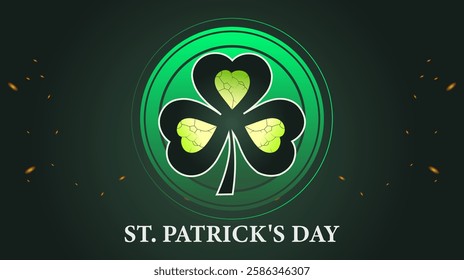 Celebrating St. Patrick – St. Patrick’s Day Design Template, poster banner 